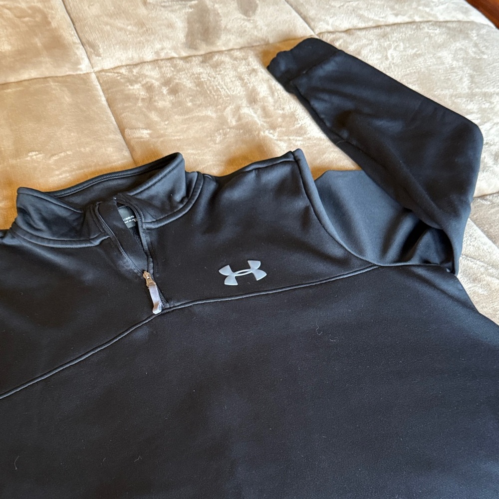 Under Armour Black 1/4 Zip Pullover Sweatshirt